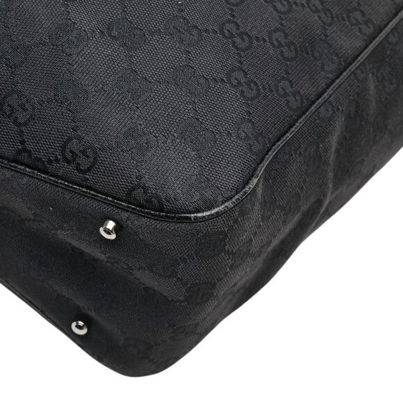 GUCCI Black Leather Shoulder Bag - Picture 7 of 14
